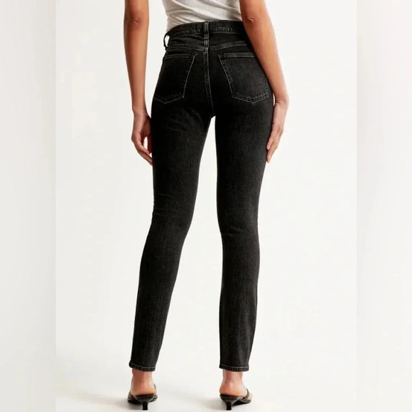 Abercrombie & Fitch Black Stretch Skinny Jeans size 29 / 30 - Picture 2 of 14